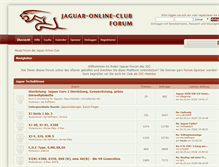 Tablet Screenshot of jaguar-online-club-forum.de